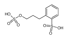3-(o-sulphophenyl)-propyl hydrogen sulphate结构式