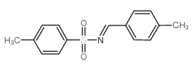 N-(4-甲基亚苄基)-4-甲基苯磺酰胺结构式