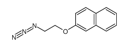 2-(2-azidoethoxy)naphthalene结构式
