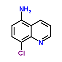 8-Chloro-5-quinolinamine structure