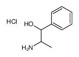 (1-hydroxy-1-phenylpropan-2-yl)azanium,chloride Structure