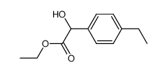 ethyl 2-(4-ethylphenyl)-2-hydroxyacetate Structure