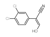 2-(3,4-二氯苯基)-3-羟基丙烯腈结构式