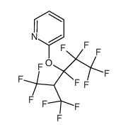 1,1,1,3,4,4,5,5,5-nonafluoro-2-trifluoromethyl-3-(2-pyridyloxy)pentane结构式