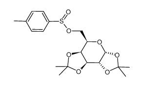1,2:3,4-Di-O-isopropyliden-6-O-(p-tolylsulfinyl)-α-D-galactopyranose Structure