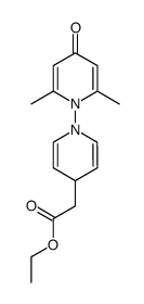 ethyl 2-(2',6'-dimethyl-4'-oxo-4H,4'H-[1,1'-bipyridin]-4-yl)acetate结构式