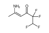 5-amino-1,1,2,2-tetrafluorohex-4-en-3-one Structure