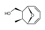 (1R,6S,7S,8R)-7-hydroxymethyl-8-methyl-9-oxabicyclo[4.2.1]nona-2,4-diene结构式