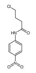 4-chloro-N-(4-nitrophenyl)butanamide结构式