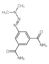 1,3-Benzenedicarboxamide,5-(3,3-dimethyl-1-triazen-1-yl)-结构式