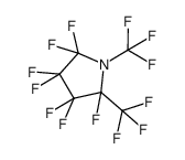 perfluoro(N-methyl-2-methylpyrrolidine)结构式