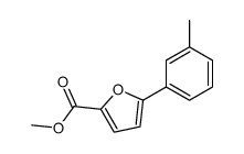 5-(3-methylphenyl)furan-2-carboxylic acid methyl ester Structure
