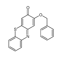 2-phenylmethoxyphenothiazin-3-one结构式
