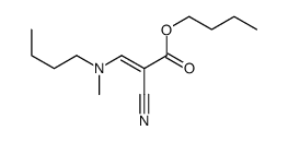 butyl 3-[butyl(methyl)amino]-2-cyanoprop-2-enoate结构式
