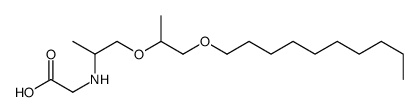 2-[1-(1-decoxypropan-2-yloxy)propan-2-ylamino]acetic acid结构式