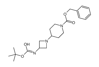 (1-CBZ-PIPERIDIN-4-YL-AZETIDIN-3-YL)-CARBAMIC ACID TERT-BUTYL ESTER Structure
