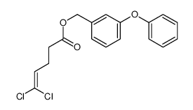 (3-phenoxyphenyl)methyl 5,5-dichloropent-4-enoate结构式