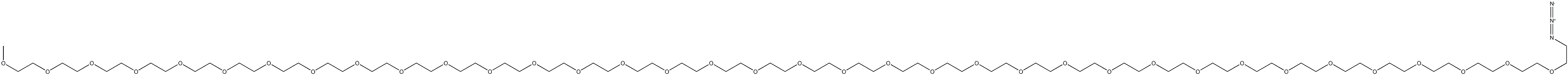聚乙二醇单甲醚叠氮化物结构式