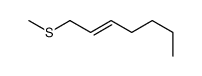 (Z)-1-methylsulfanylhept-2-ene结构式