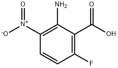 2-Amino-6-fluoro-3-nitro-benzoic acid Structure