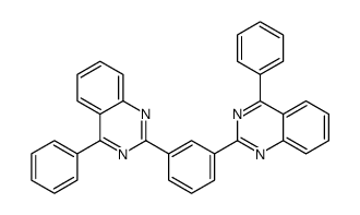 4-phenyl-2-[3-(4-phenylquinazolin-2-yl)phenyl]quinazoline Structure