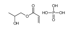 2-hydroxypropyl prop-2-enoate,phosphoric acid结构式