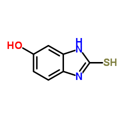 5-Hydroxy-1,3-dihydro-2H-benzimidazole-2-thione Structure