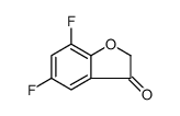 3(2H)-Benzofuranone, 5,7-difluoro Structure