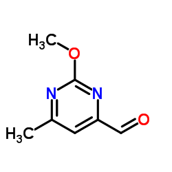 2-Methoxy-6-methyl-4-pyrimidinecarbaldehyde Structure