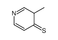 3-methyl-3H-pyridine-4-thione Structure