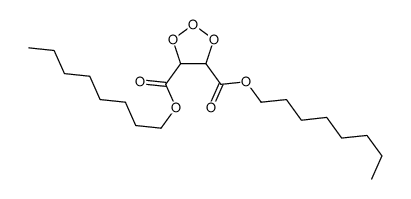 dioctyl trioxolane-4,5-dicarboxylate结构式