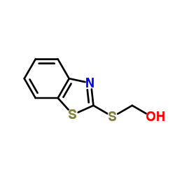 (1,3-Benzothiazol-2-ylsulfanyl)methanol结构式