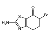 2-氨基-6-溴-5,6-二氢苯并[d]噻唑-7(4H)-酮结构式