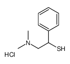 2-(dimethylamino)-1-phenylethanethiol,hydrochloride Structure