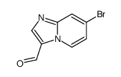 7-溴咪唑并[1,2-a]吡啶-3-甲醛结构式