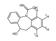 Licarbazepine-d4 Structure