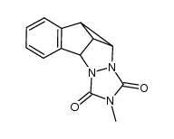 9,10-benzo-5-methyl-3,5,7-triazatricyclo[6.3.02.11.03.7]undeca-9-ene-4,6-dione (urazole)结构式