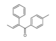 1-(4-methylphenyl)-2-phenylbut-2-en-1-one结构式