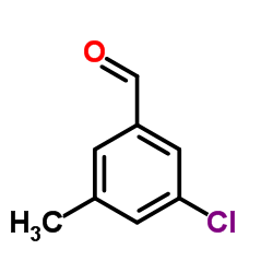 3-氯-5-甲基苯甲醛结构式