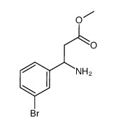 3-amino-3-(3-bromo-phenyl)-propionic acid methyl ester Structure