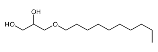 1,2-Propanediol, 3-decyloxy-,结构式