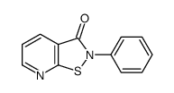 2-phenyl-[1,2]thiazolo[5,4-b]pyridin-3-one结构式