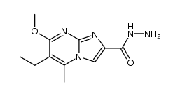 6-ethyl-7-methoxy-5-methylimidazo[1,2-a]pyrimidine-2-carbohydrazide Structure