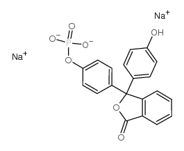 Phenolphthalein monophosphate disodium salt Structure