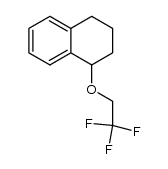 (1,2,3,4-Tetrahydro-1-naphthyl)-(2,2,2-trifluorethyl)-ether结构式