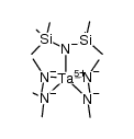 (bis(trimethylsilyl)amino)tetrakis(dimethylamino)tantalum Structure