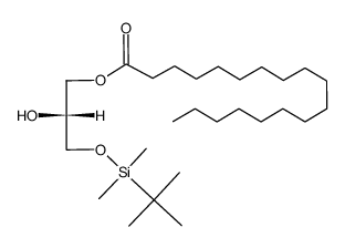 (R)-(+)-1-stearoyl-3-(tert-butyldimethylsilyl)-sn-glycerol Structure