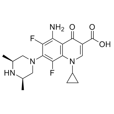 Sparfloxacin Structure