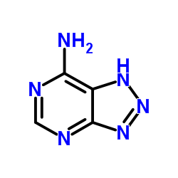 8-氮杂腺嘌呤结构式
