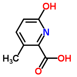 6-羟基-3-甲基吡啶-2-羧酸结构式